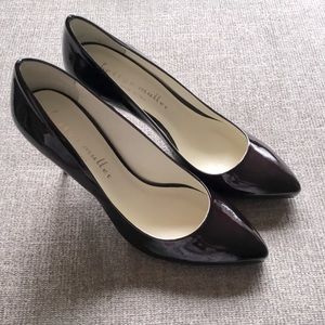 Bettye Muller Eggplant Patent Leather Pumps, size 37.5